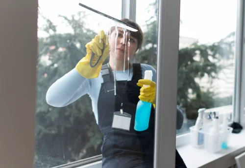 Nettoyage de vitres intérieures et extérieures à la Chapelle-Heulin